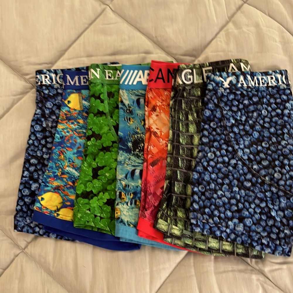 Set of 7 pairs of American Eagle Flex boxer briefs
